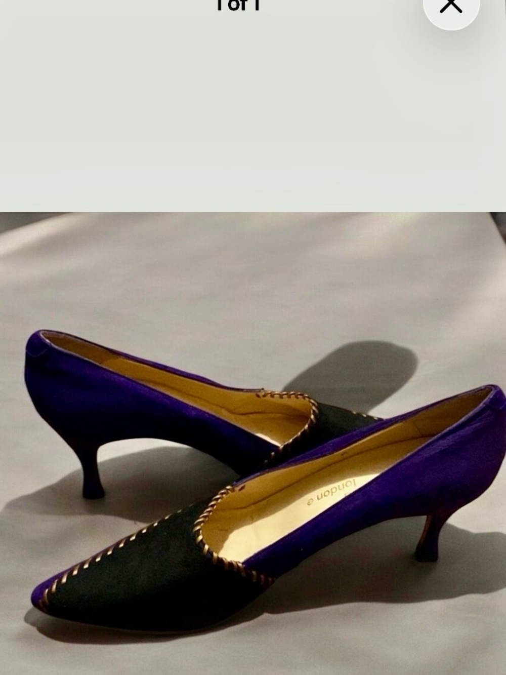 Sacha London Suede  Pointed Toe Heel Pumps Size 10